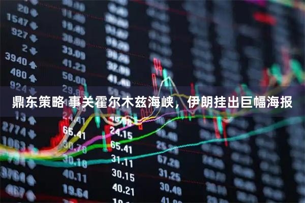 鼎东策略 事关霍尔木兹海峡，伊朗挂出巨幅海报